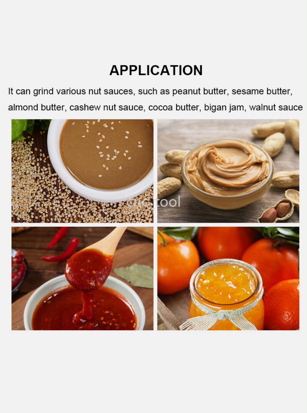 Commercial Electric Sesame Butter Machine Peanut Butter Maker Grinding 15kg/h - Image 3