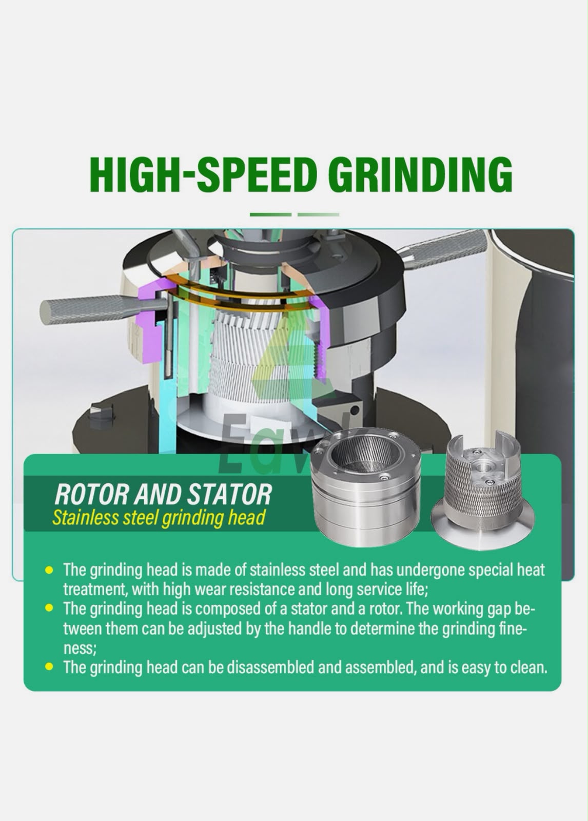 Commercial Split Peanut Butter Maker Mill Grinding Colloid Jam Paste Machine - Image 6