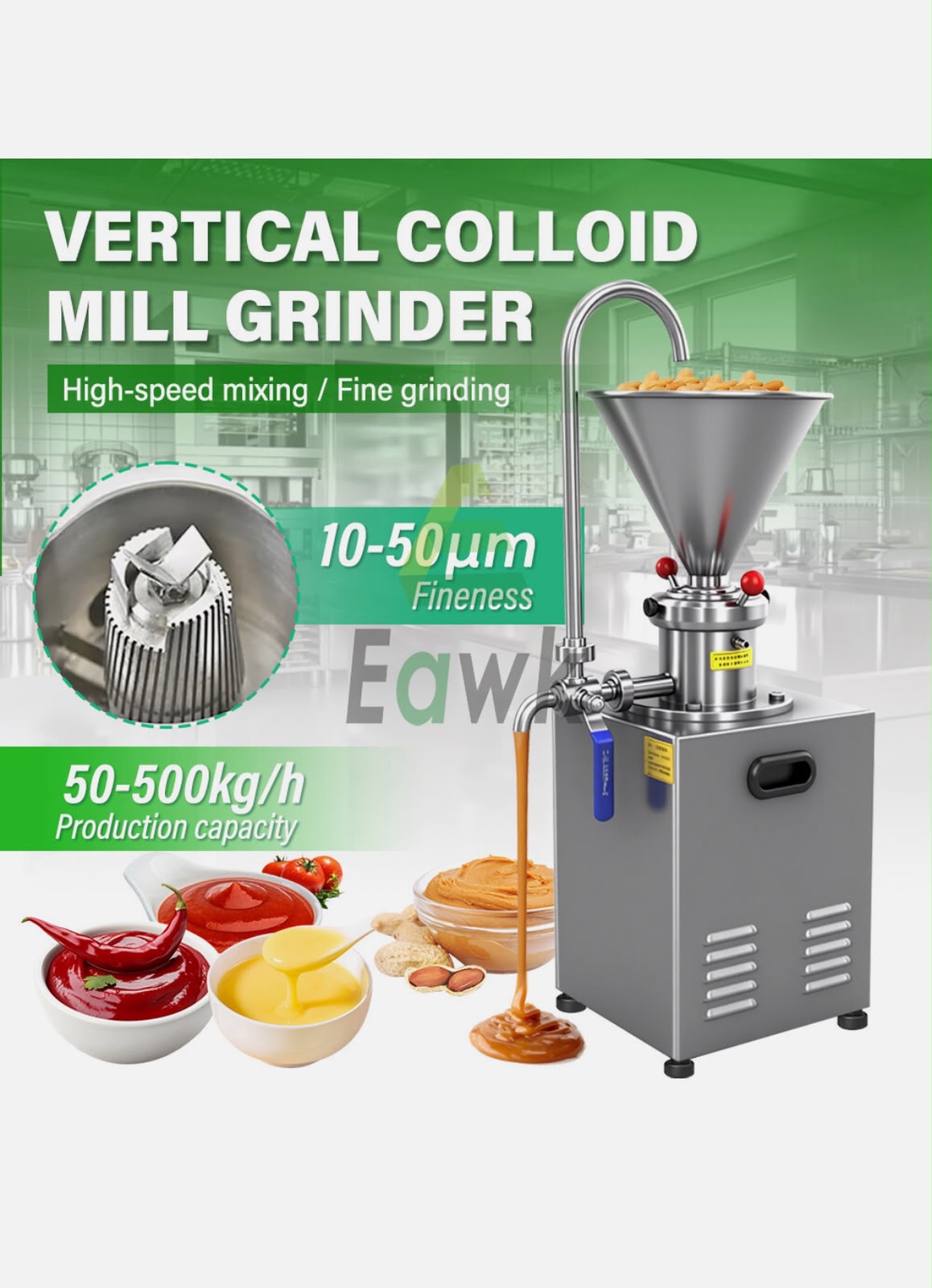 Commercial Split Peanut Butter Maker Mill Grinding Colloid Jam Paste Machine - Image 16