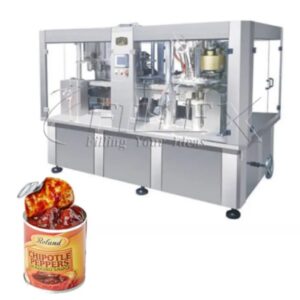 Automatic CAN Beverage Tomato Sauce Food Cans Production Line Filling Capping Machine