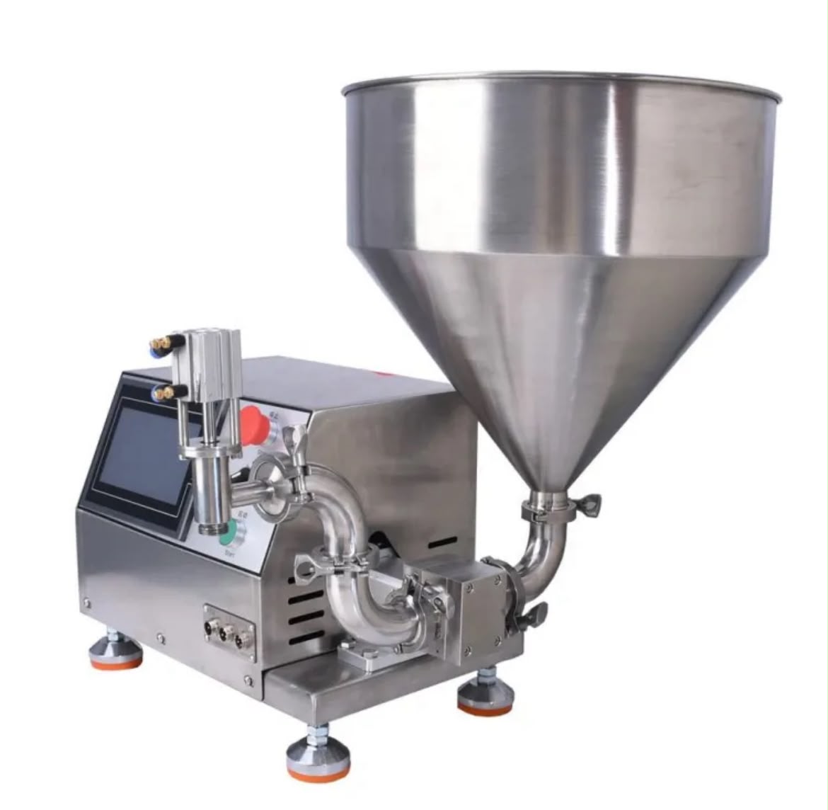 High Viscosity Jam Curry Sauce Peanut Butter Tahini Foie Gras Condensed Milk Cheese Meat Filling Rotor Pump Filling Machine